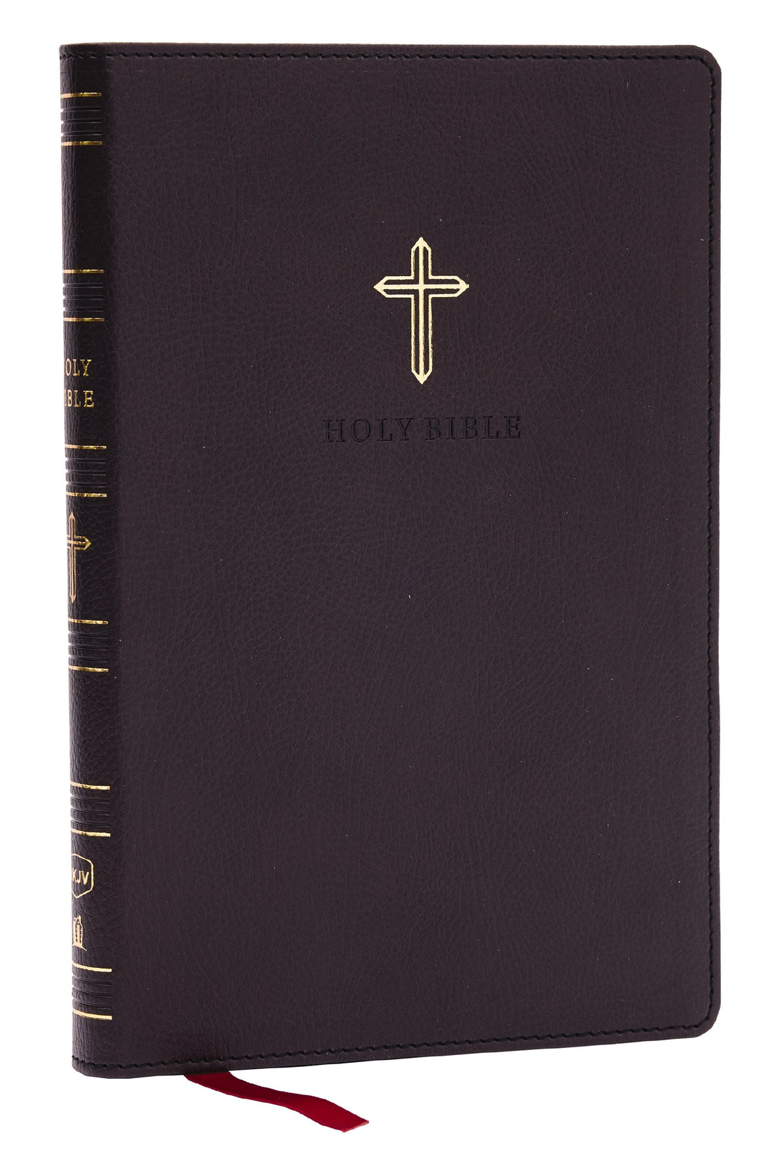 NKJV Ultra Thinline Bible (Comfort Print)-Black Leathersoft