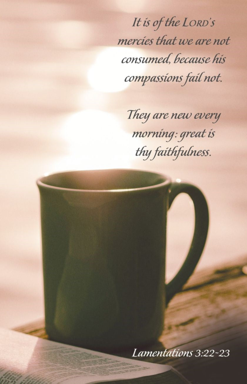 Bulletin-His Mercies/It Is Of The Lord&