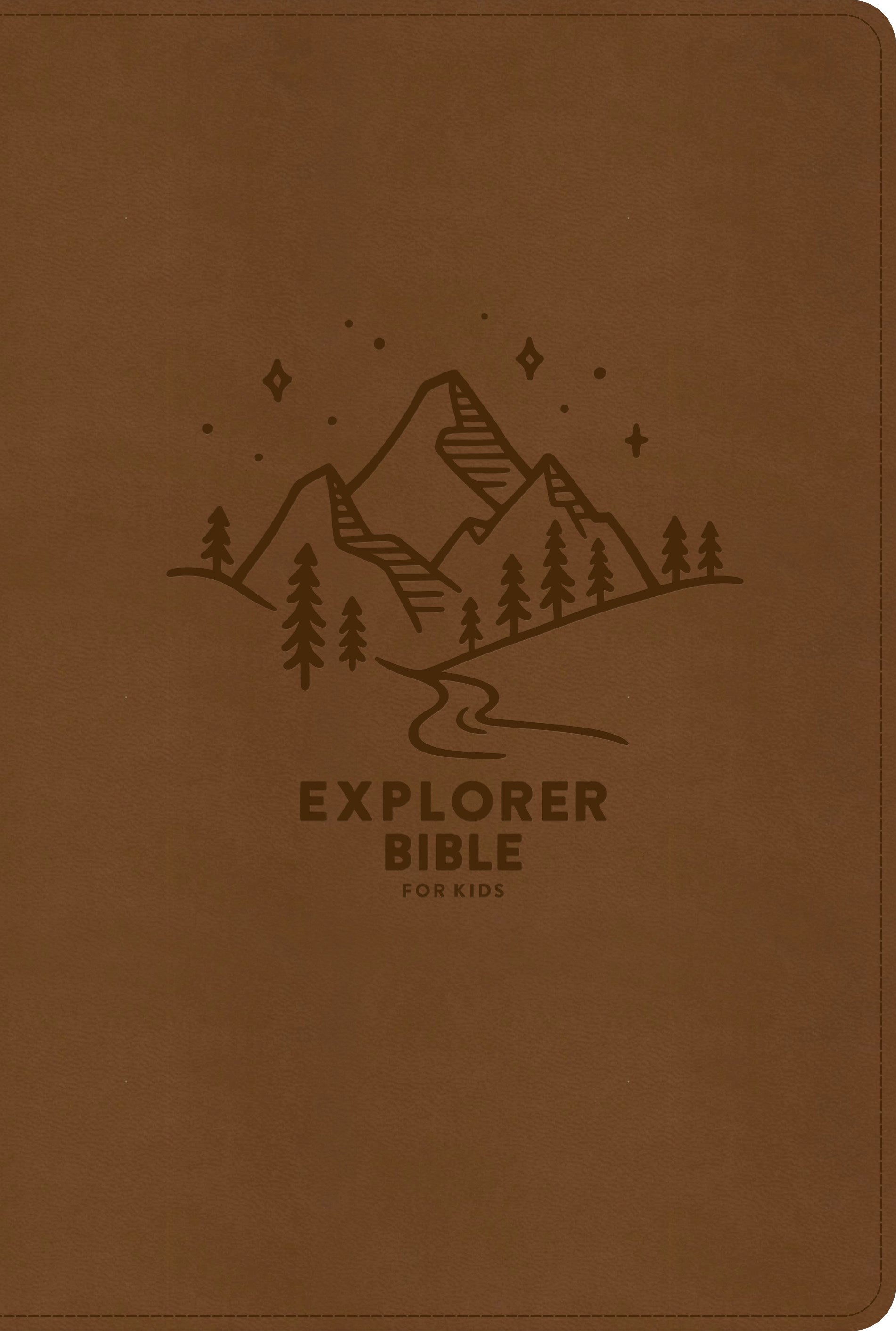 KJV Explorer Bible For Kids-Brown LeatherTouch Indexed
