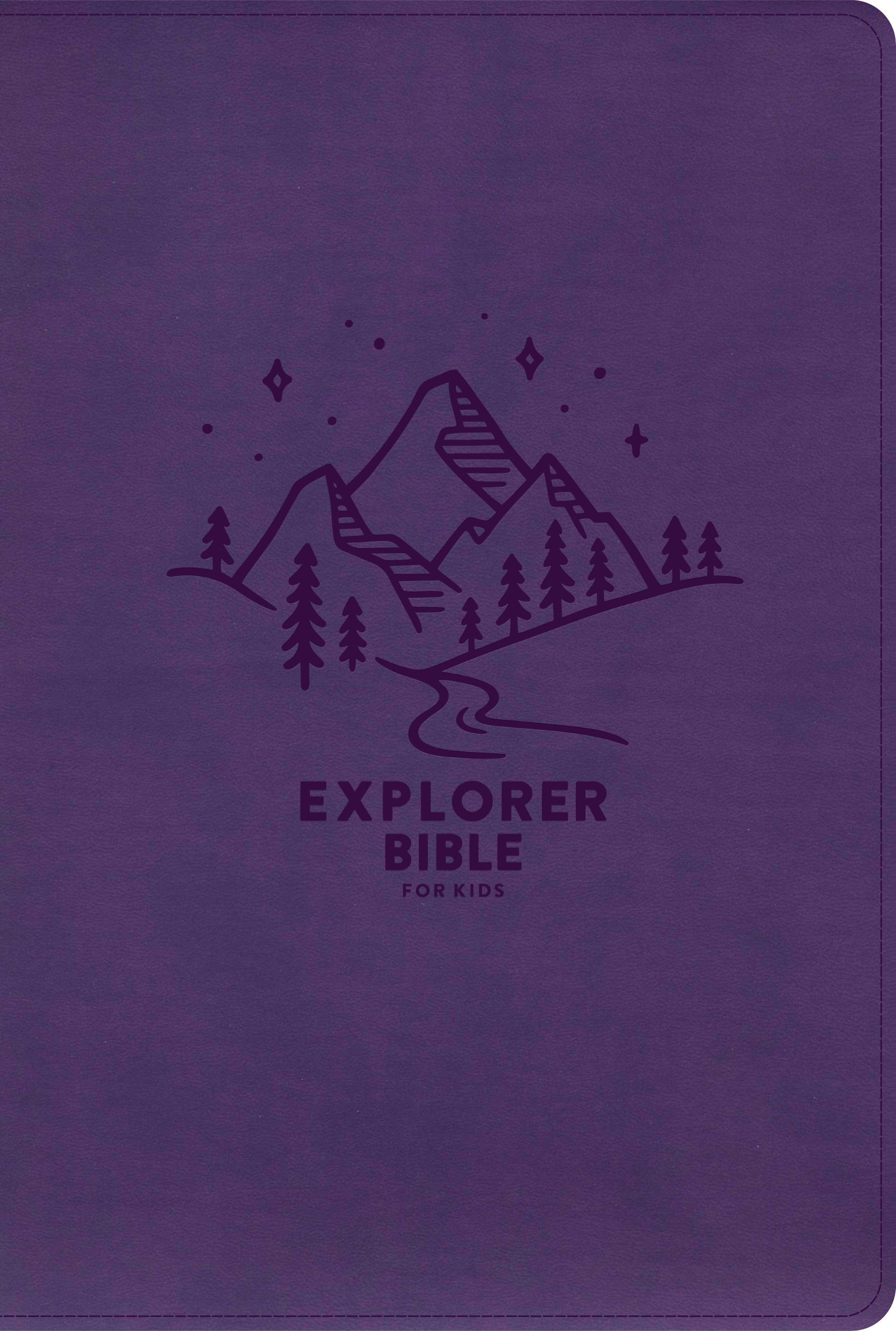 KJV Explorer Bible For Kids-Purple LeatherTouch
