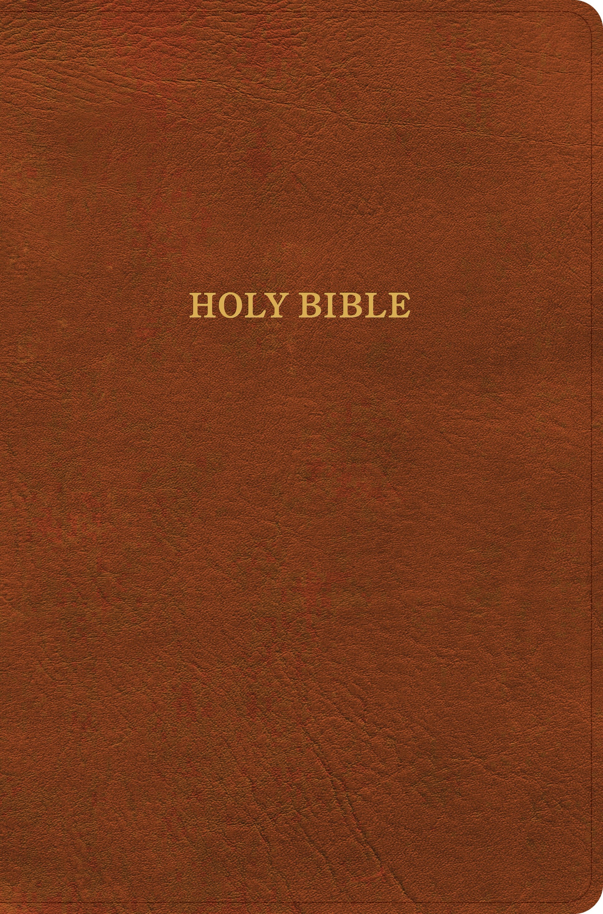 KJV Giant Print Reference Bible-Burnt Sienna LeatherTouch
