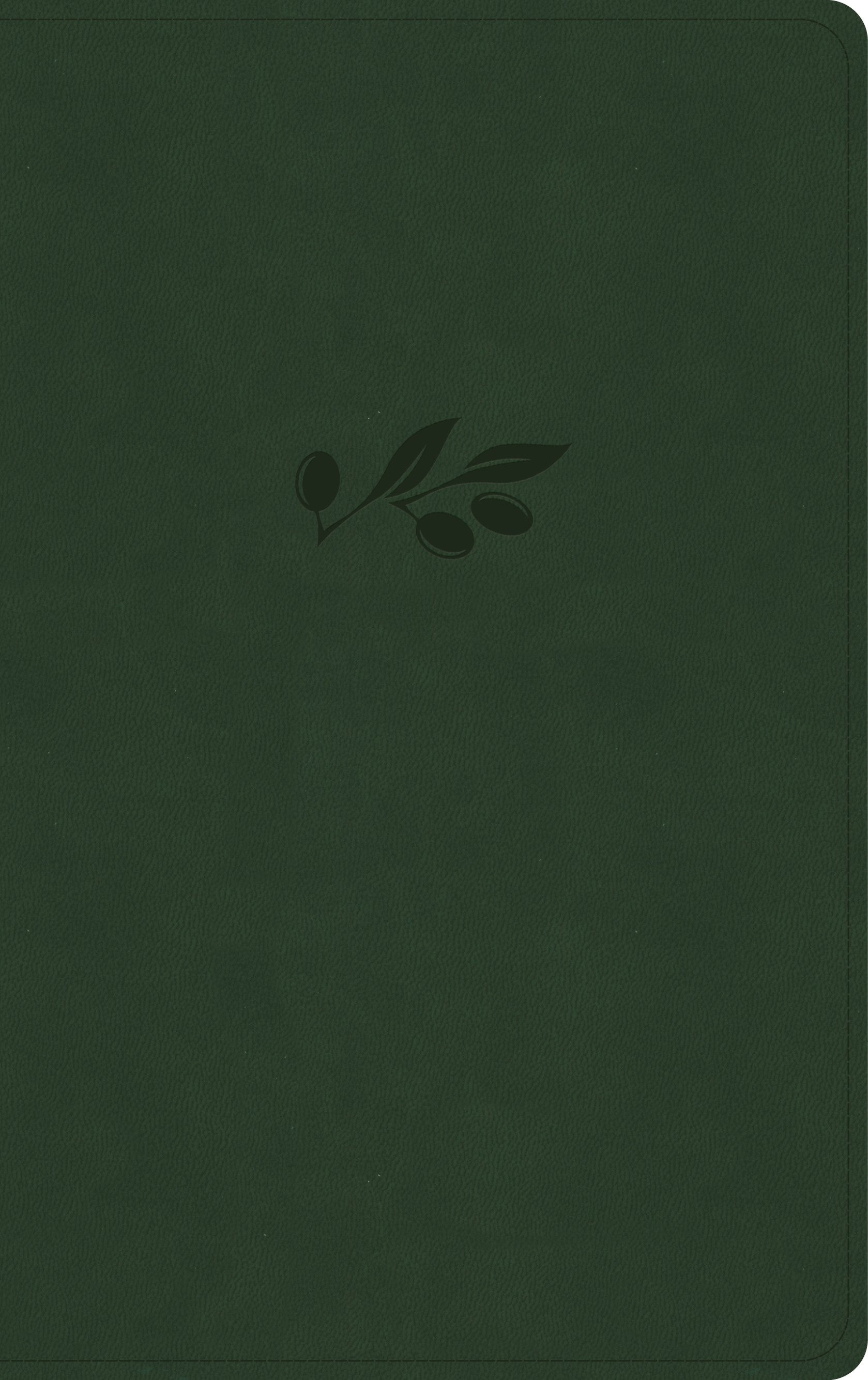 NASB 2020 Single-Column Personal Size Bible-Olive LeatherTouch