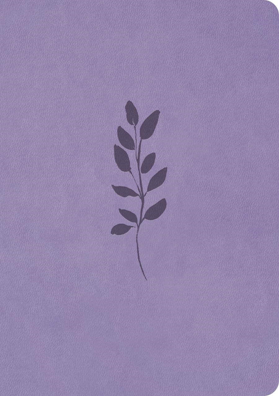 NLT Giant Print Premium Value Holy Bible Filament Enabled Edition-Lavender Vine LeatherLike