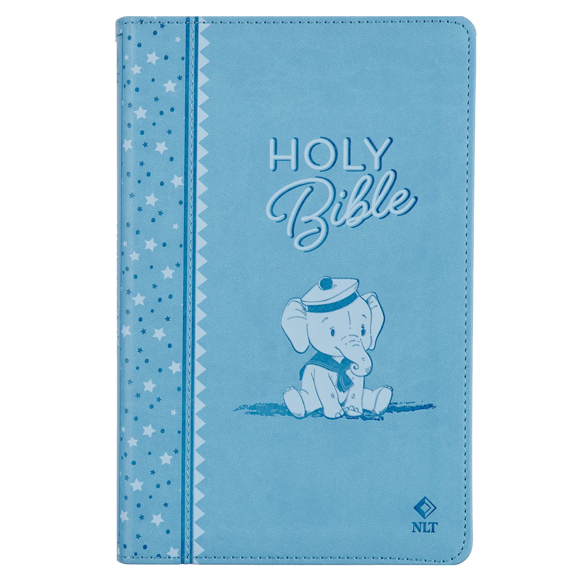 Bible NLT For Infants-Faux Leather-Blue