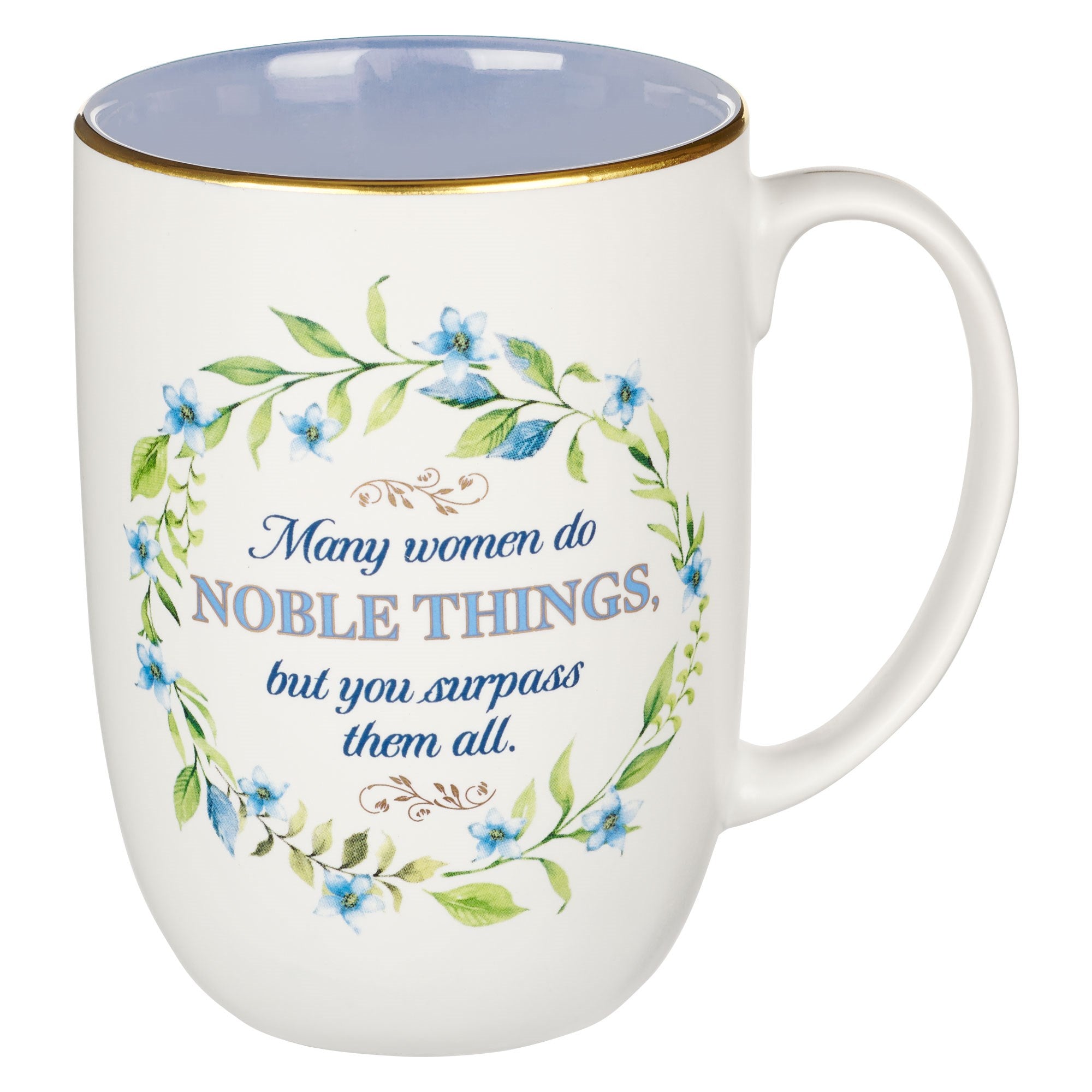 Mug-Blue-Noble Things-Prov. 31:29