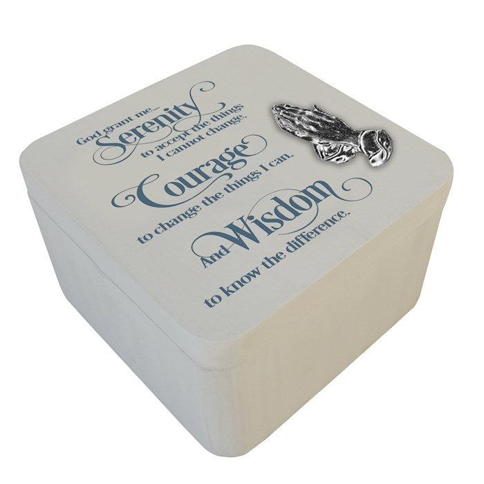 Keepsake Box-Serenity (4&quot; x 4&quot; x 2.5&quot;)
