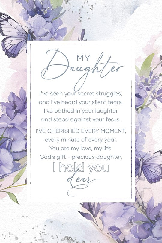 Plaque-Everyday-My Daughter (6&quot; x 9&quot;)