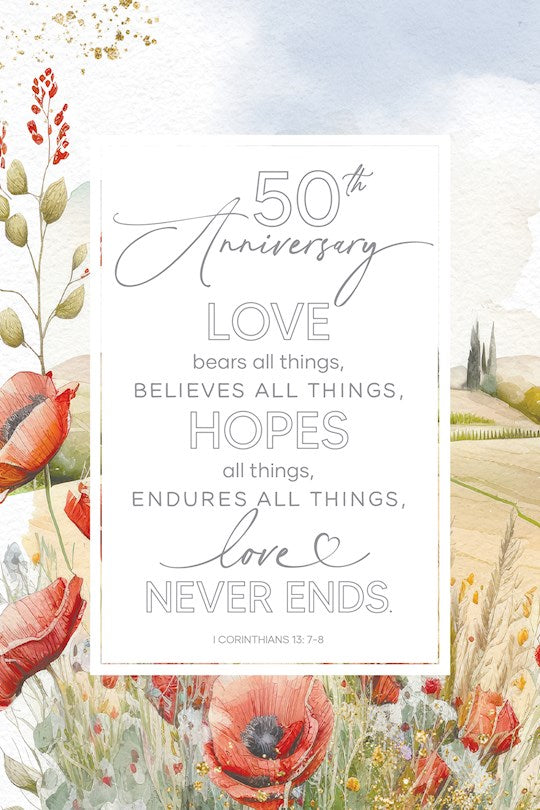 Plaque-Everyday-50th Anniversary (6&quot; x 9&quot;)