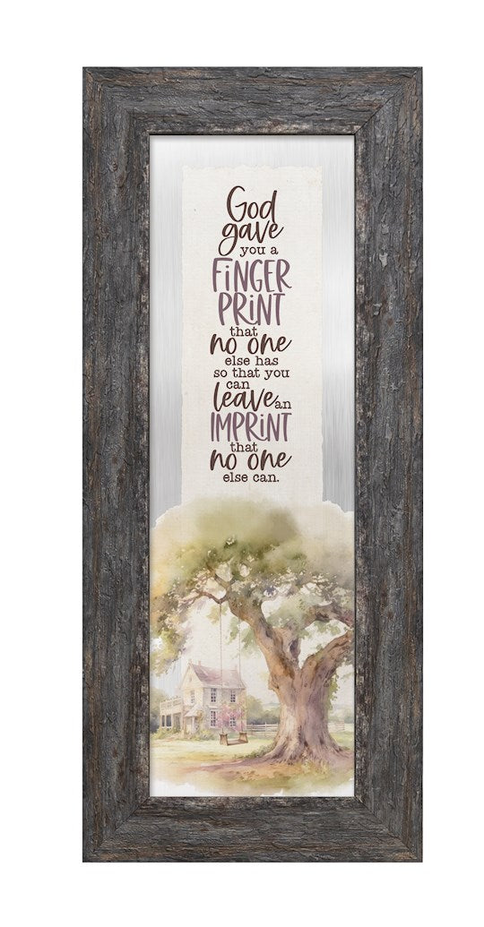 Plaque-Metalscapes-God Gave You (6&quot; x 14&quot;)