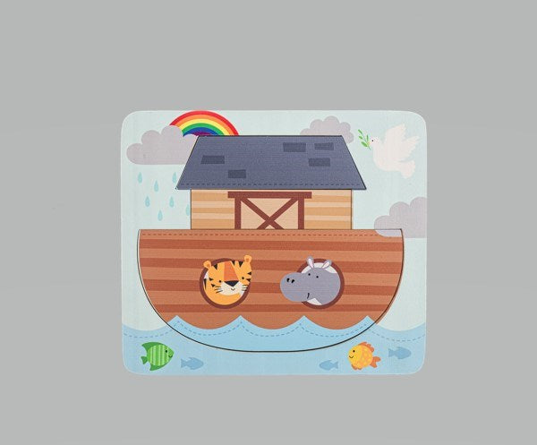 Noahs Ark Layered Puzzle (3 Layers) (7.5&quot;W)