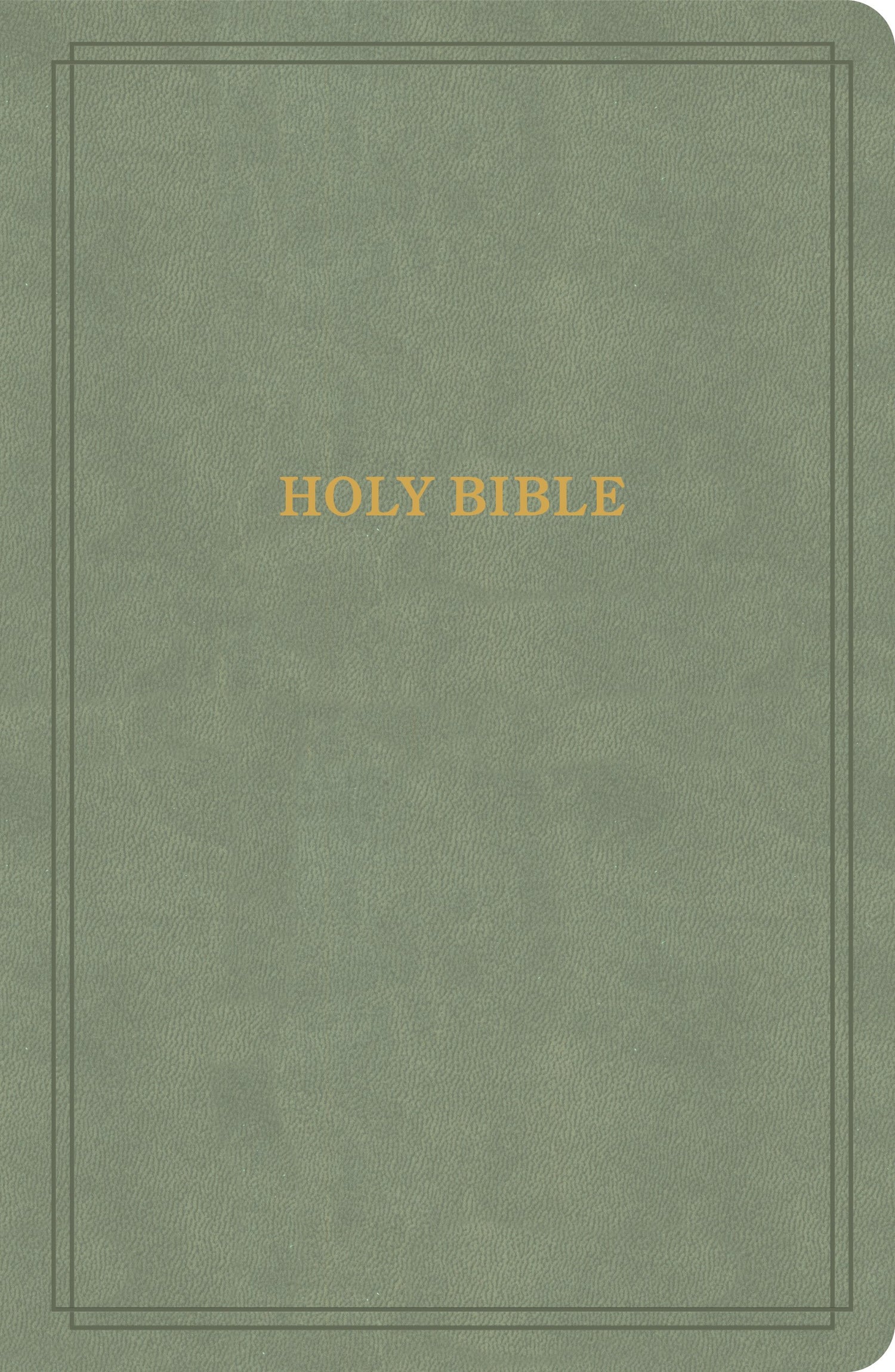 KJV Large Print Personal Size Reference Bible-Sage SuedeSoft LeatherTouch Indexed