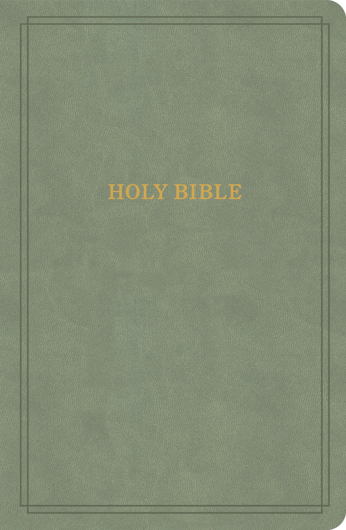 KJV Large Print Personal Size Reference Bible-Sage Suedesoft LeatherTouch