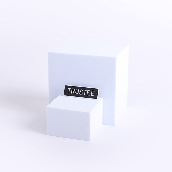 Badge-Trustee-Pin Back (5/8 x 2)-Plastic
