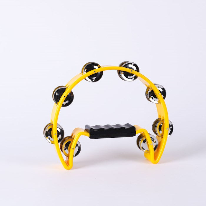 Instrument-Tambourine-Moon Shape-Yellow (out of print)