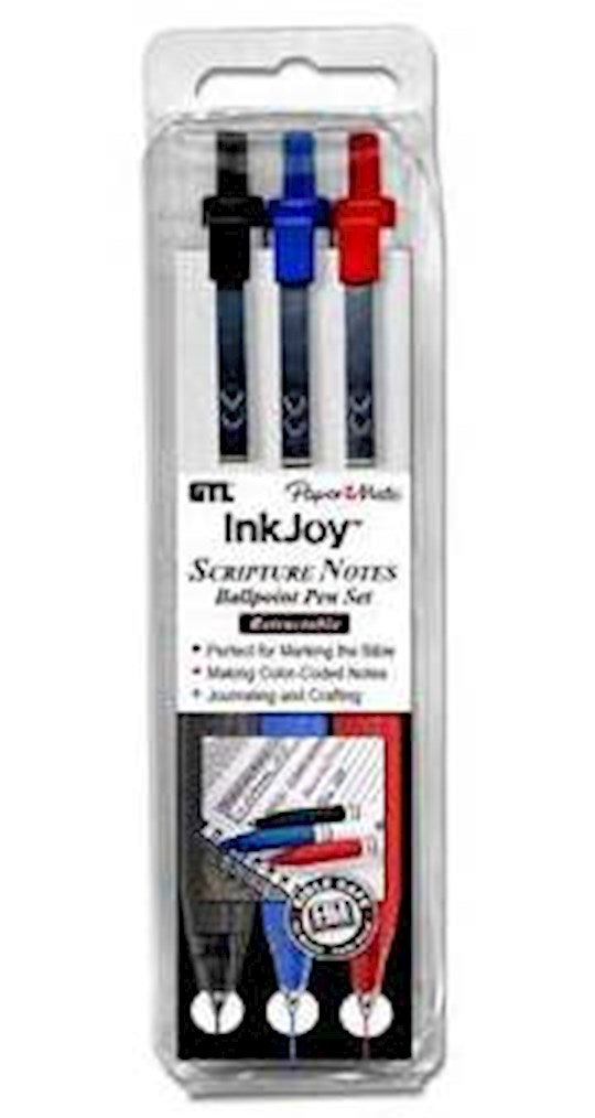 Pen-Ballpoint-PaperMate Inkjoy Scripture Notes (Pack Of 3)