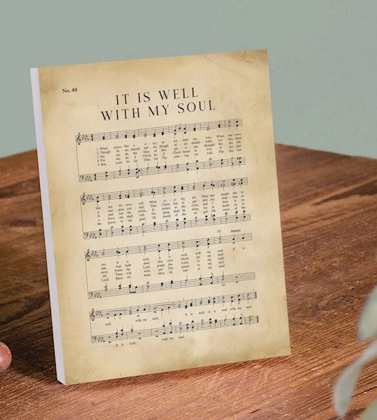 Tabletop Decor-It Is Well (5.5&quot; x 7.25&quot;)