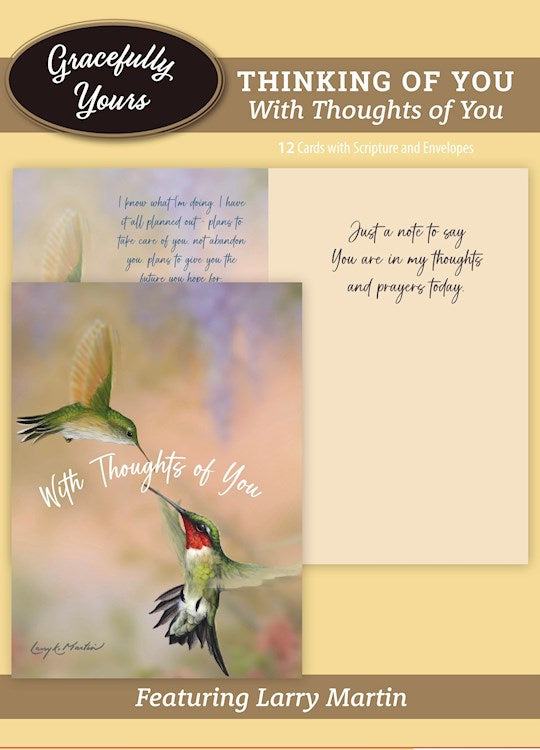 Boxed Card -Gracefully Yours Thinking Of You 296
