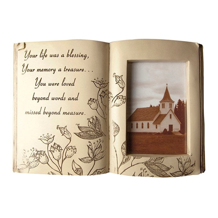 Book Photo Frame-Your Life Was A Blessing (8.25" x 11.5") (OUT OF PRINT)