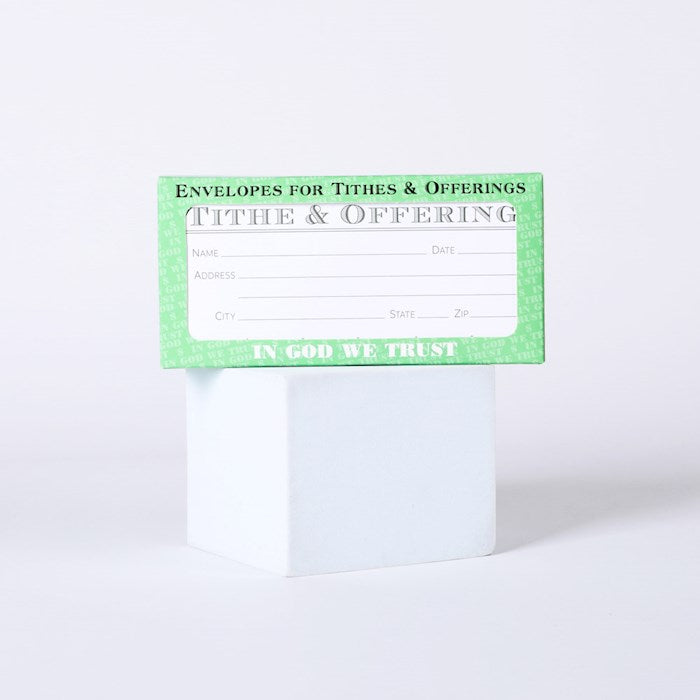 Offering Envelopes-Tithe &amp; Offering (Pack Of 100)