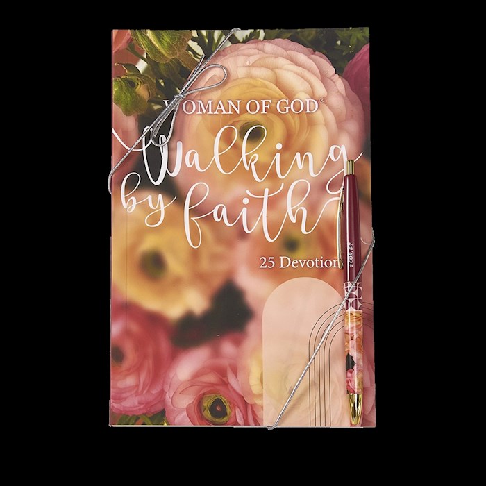 Gift Set-Woman Of God: Walk By Faith Devotions Book &amp; Pen