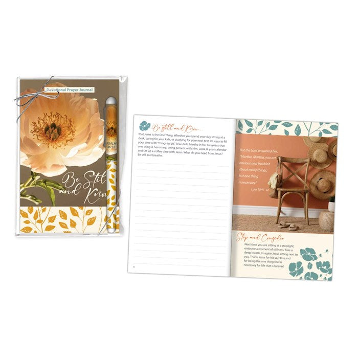Gift Set-Be Still And Know-Devotional Journal &amp; Pen