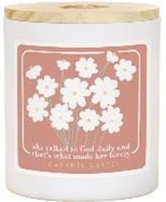 Candle-Talked To God Daily-Caramel Latte Scent (11 Oz - 2 Wick)
