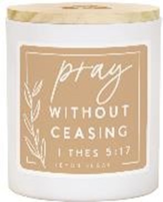 Candle-Pray Without Ceasing-Lemon Sugar Scent (11 Oz - 2 Wick)