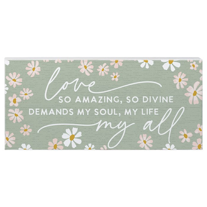 Inspire Board-Love So Amazing Green (12" x 5.5")