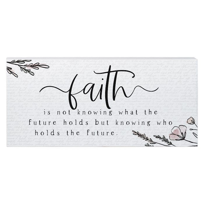 Inspire Board-Faith Not Knowing (12" x 5.5")