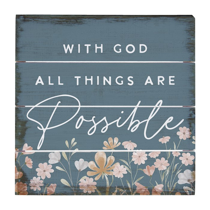 Petite Pallet-Possible Blue Floral (6&quot; x 6&quot;)