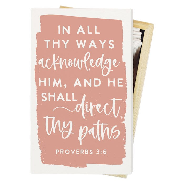 Prayer Box-Direct Thy Paths (3&quot; x 5&quot;)