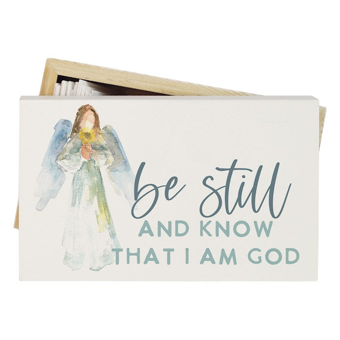Prayer Box-Be Still Angel (5" x 3")