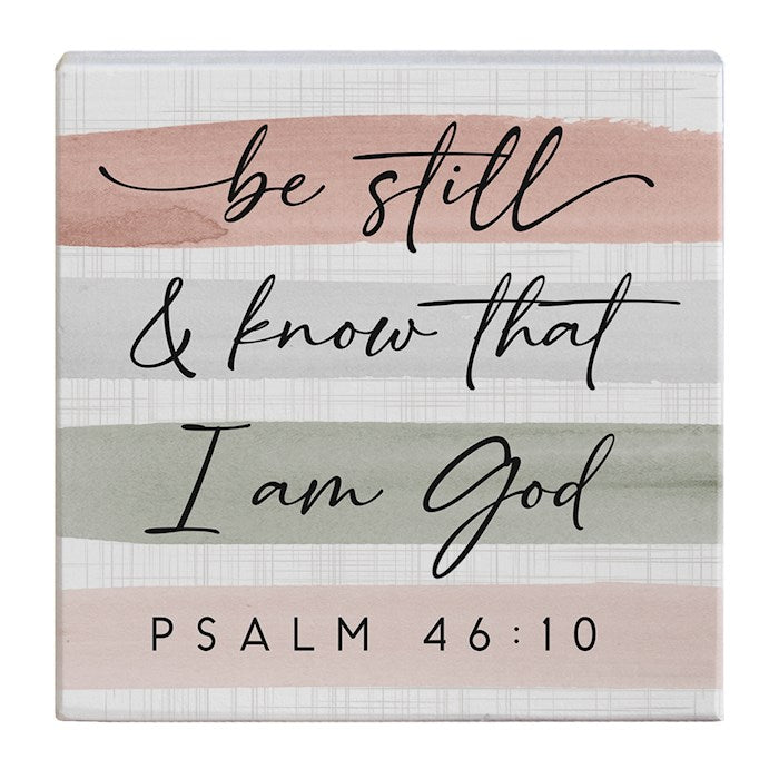 Small Talk Square-Be Still (5.25&quot; x 5.25&quot;)