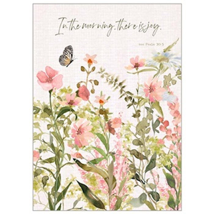 Journal-Gatefold-In The Morning Prayer Journal (6-3/4&quot; x 9-3/8&quot;)