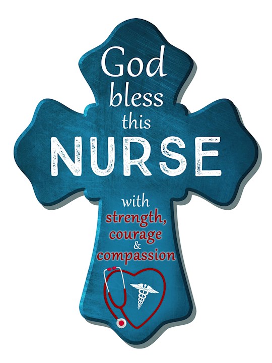 Wall Cross-Nurse (6" x 8")