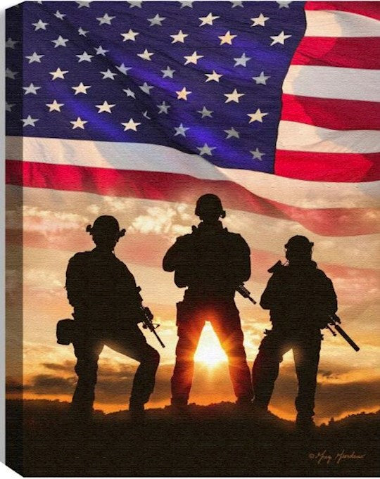 Mini Canvas-Let Freedom Ring-LED Tabletop w/Timer (8&quot; x 6&quot;)