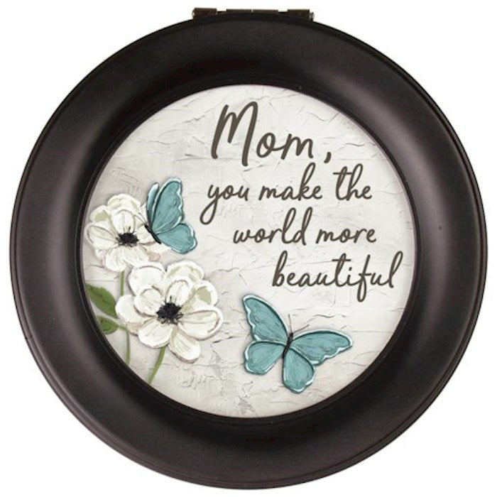 Music Box-Mom You Make The World More Beautiful/Swan Lake (2.75&quot;H x 4.5&quot;D)