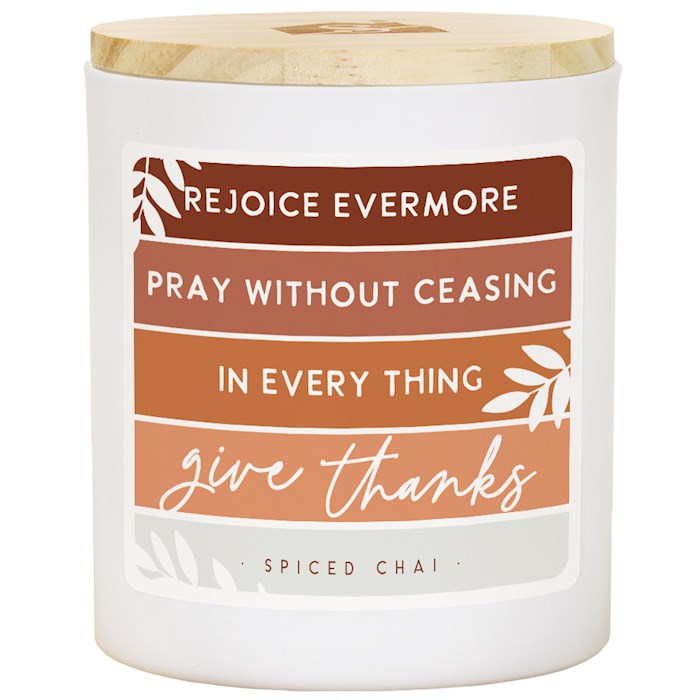 Candle-Rejoice Evermore-Spiced Chai Scent (11 Oz - 2 Wick)