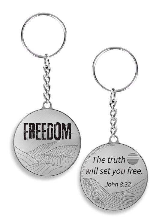 Keychain-Set Free-Pewter-Like