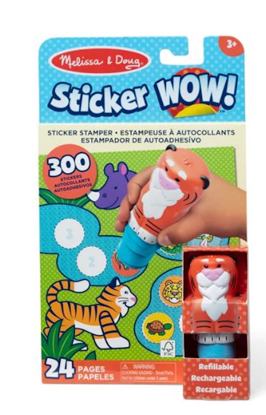 Sticker Wow! Tiger w/Book &amp; Stickers (Ages 3+)
