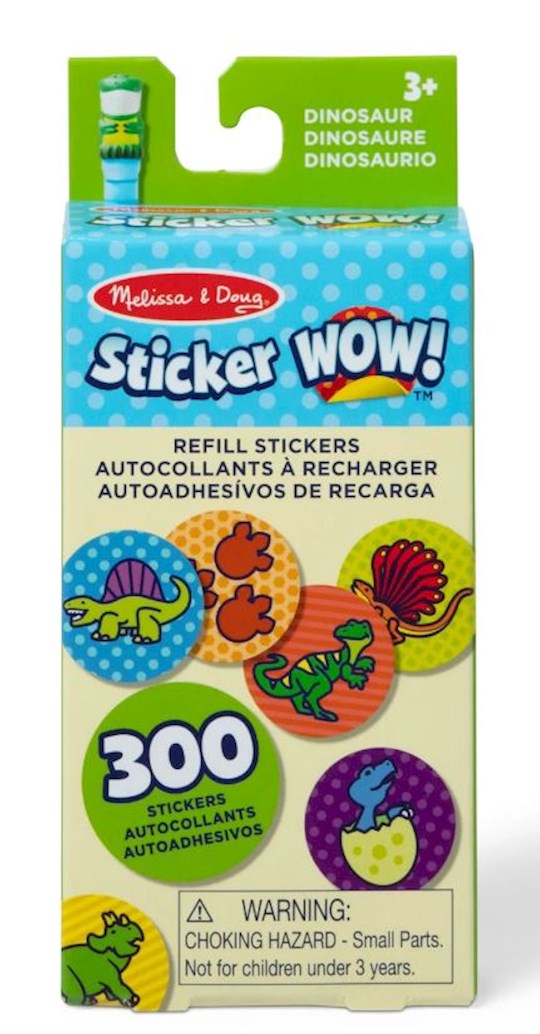 Sticker Wow! Mini Activity Pad &amp; Refill Stickers-Dinosaur (200+ Stickers)
