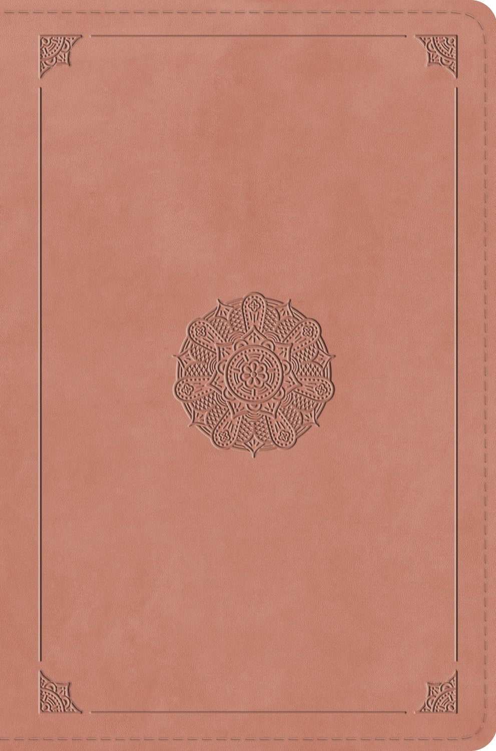 ESV Compact Bible-Blush Rose  Emblem Design TruTone