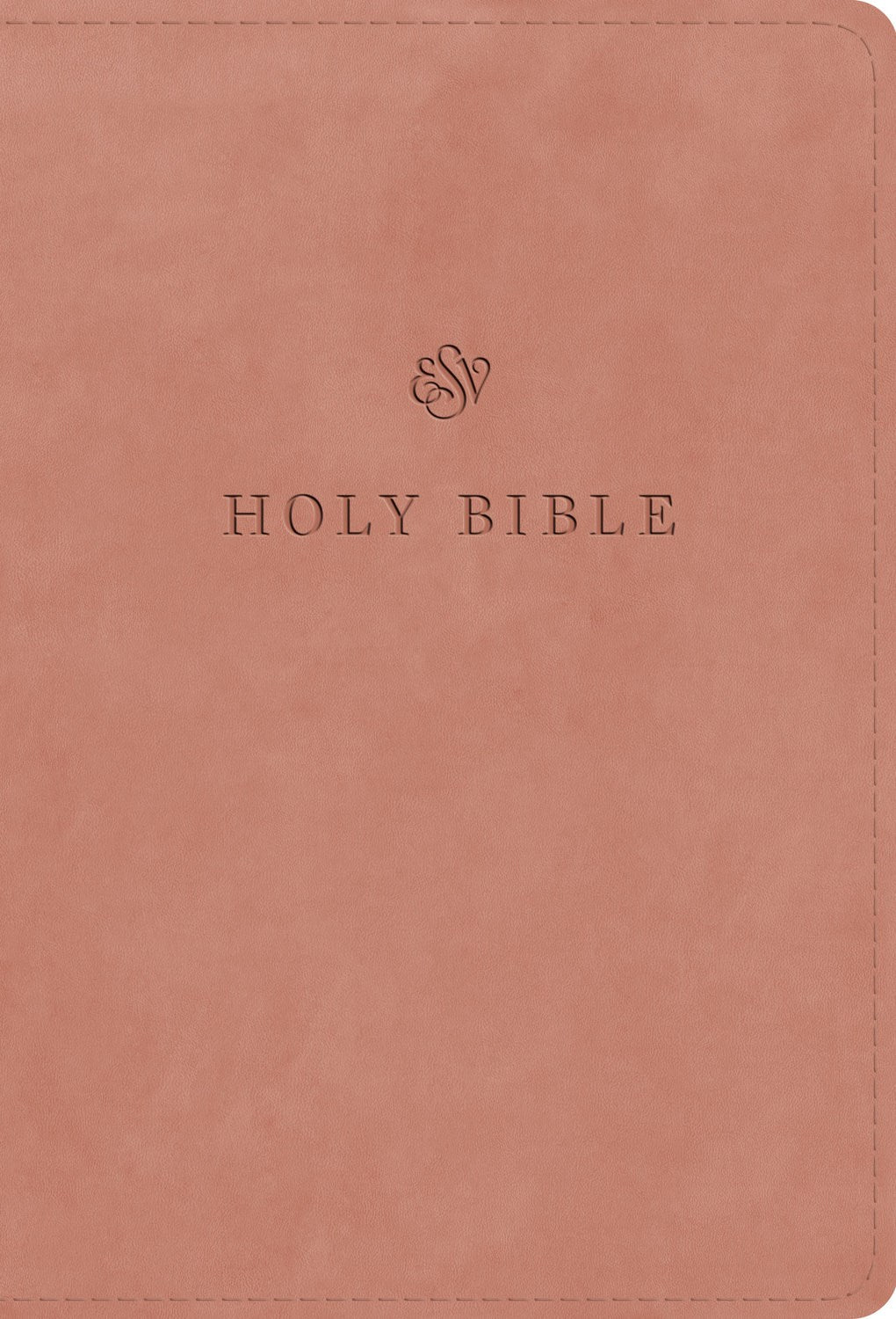 ESV Large Print Compact Bible-Blush Rose TruTone