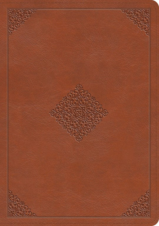 ESV Study Bible-English Saddle Ornament Design TruTone