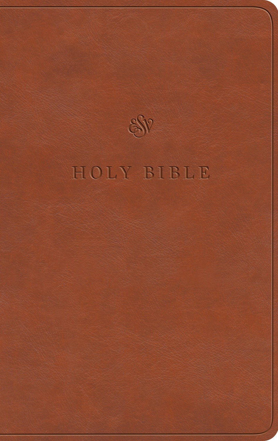 ESV Value Thinline Bible-English Saddle TruTone