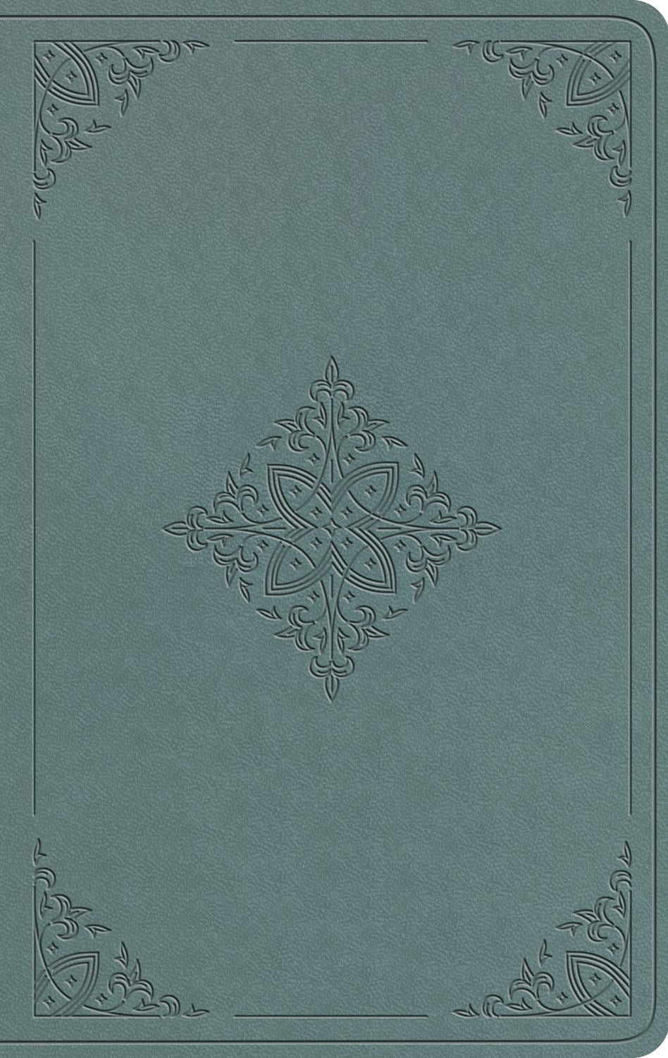 ESV Value Thinline Bible-Paris Sky  Fleur-de-lis Design TruTone
