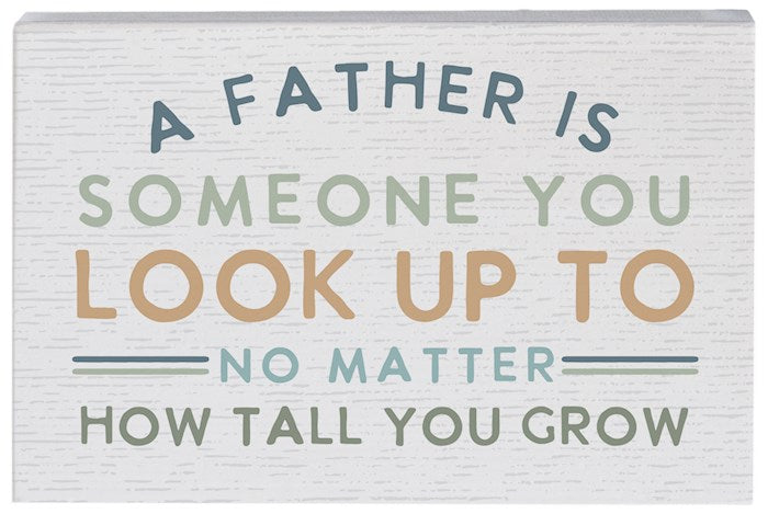 Small Talk Rectangle-Father/Look Up To (5.25 x 3.5)