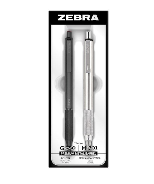 Zebra Premium Metal Gel Pen/Pencil Set (Set Of 2)