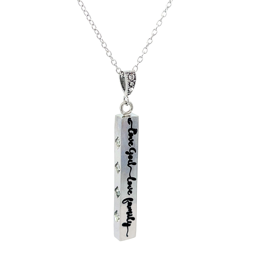 Necklace-Love God Love Family (Womens) (18&quot;)