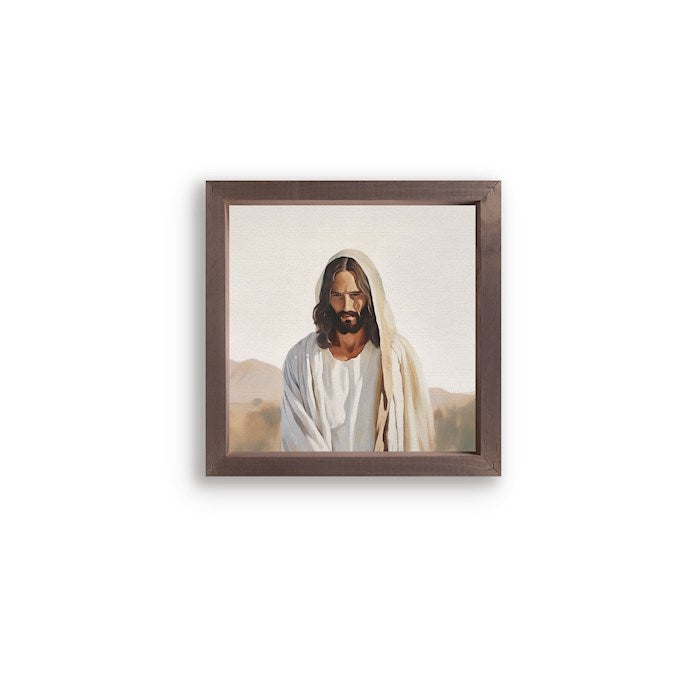 Framed Art-Jesus (11" x 11")